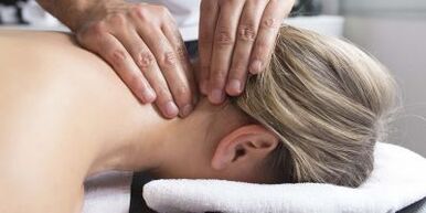 Neck massage treats cervical spondylosis