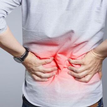 lower back pain in men